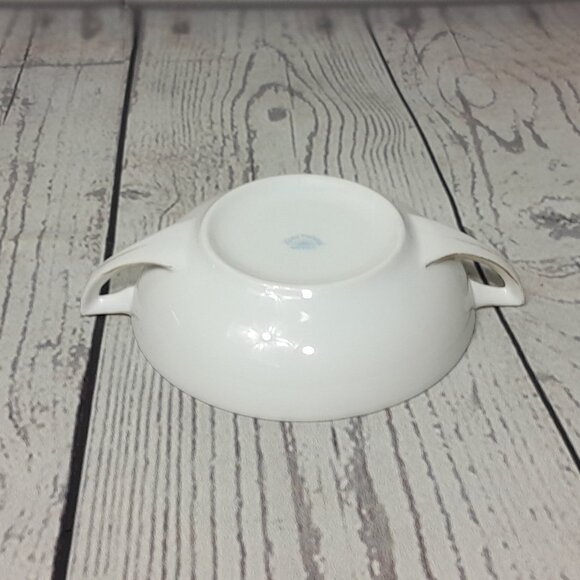 Nippon Bon Bon Bowl Double Handle Hand Painted Porcelain Floral Pink Roses - Picture 8 of 10